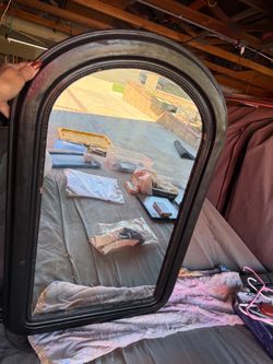 Mirror and ceiling fan w/remote (see description for $)