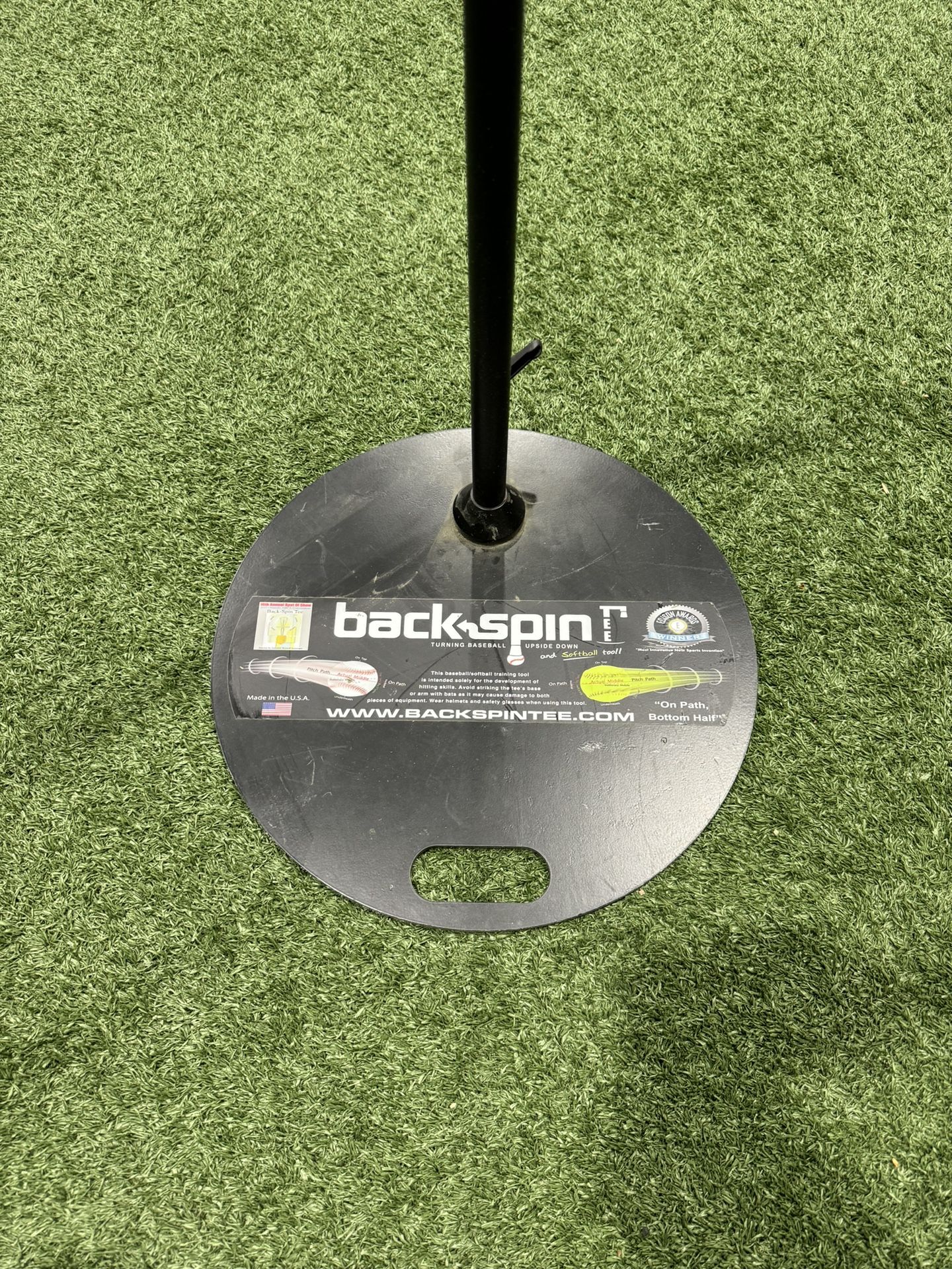 Backspin Batting Tee For Baseball And Softball 