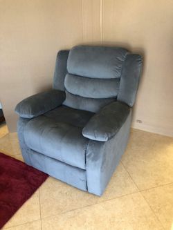 New Grey manual recliner