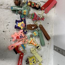 Huge Lot Of Disney Pixar M.i.i Characters Keychains Collectible Disney 11ps #R3