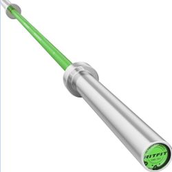 RITFIT 7FT Olympic Barbell for Strength and Weightlifting Training - 2 Inch Olympic Bar for Squat, Deadlift, Bench Press, Curl, Overhead Press - 500lb