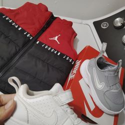 2 Pair Of Baby Shoes &  a Jacket 
