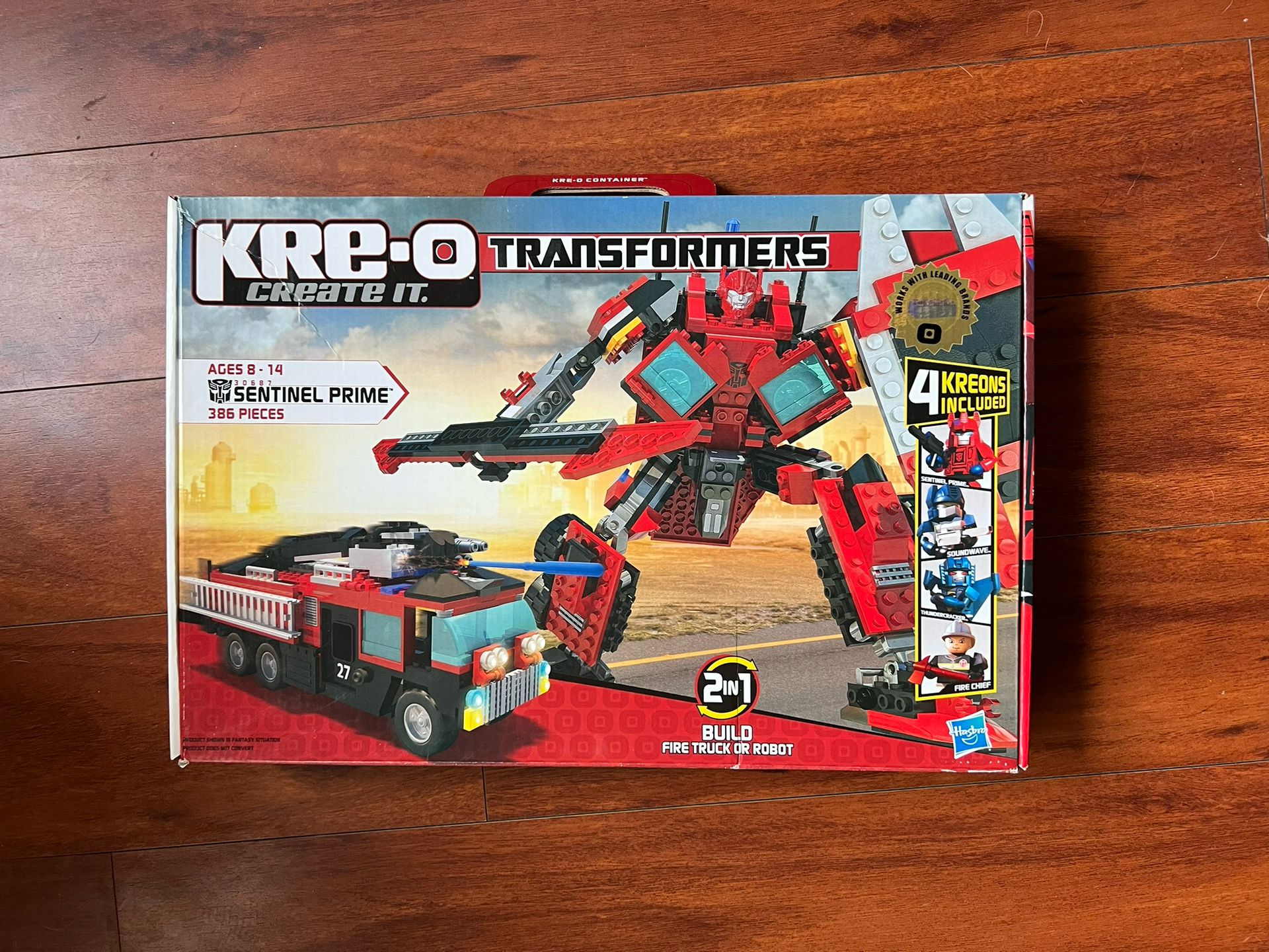 NEW Transformers Sentinal Prime - KREO - Like Lego