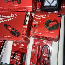 Milwaukee Tools All Brand New 