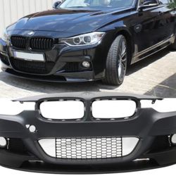 12-18 F30 3 Series M Performance Front Bumper Conversion Fog Cover PDC