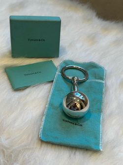 Tiffany & Co. Silver Ball Keychain
