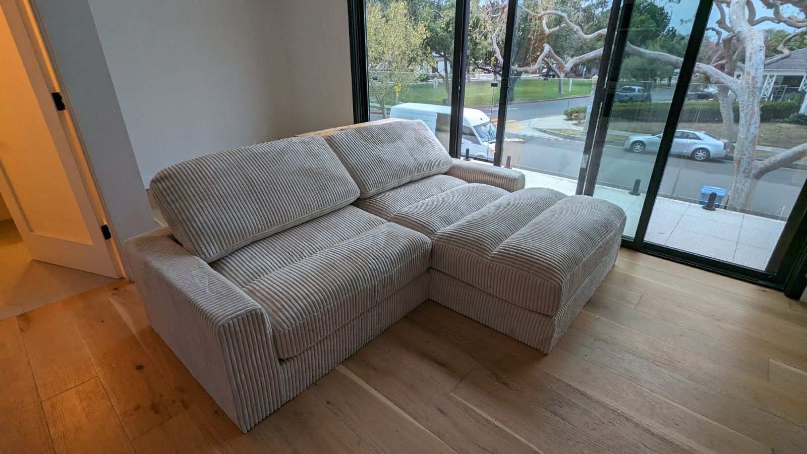 New 90x66 Sectional Couch / Free Delivery 