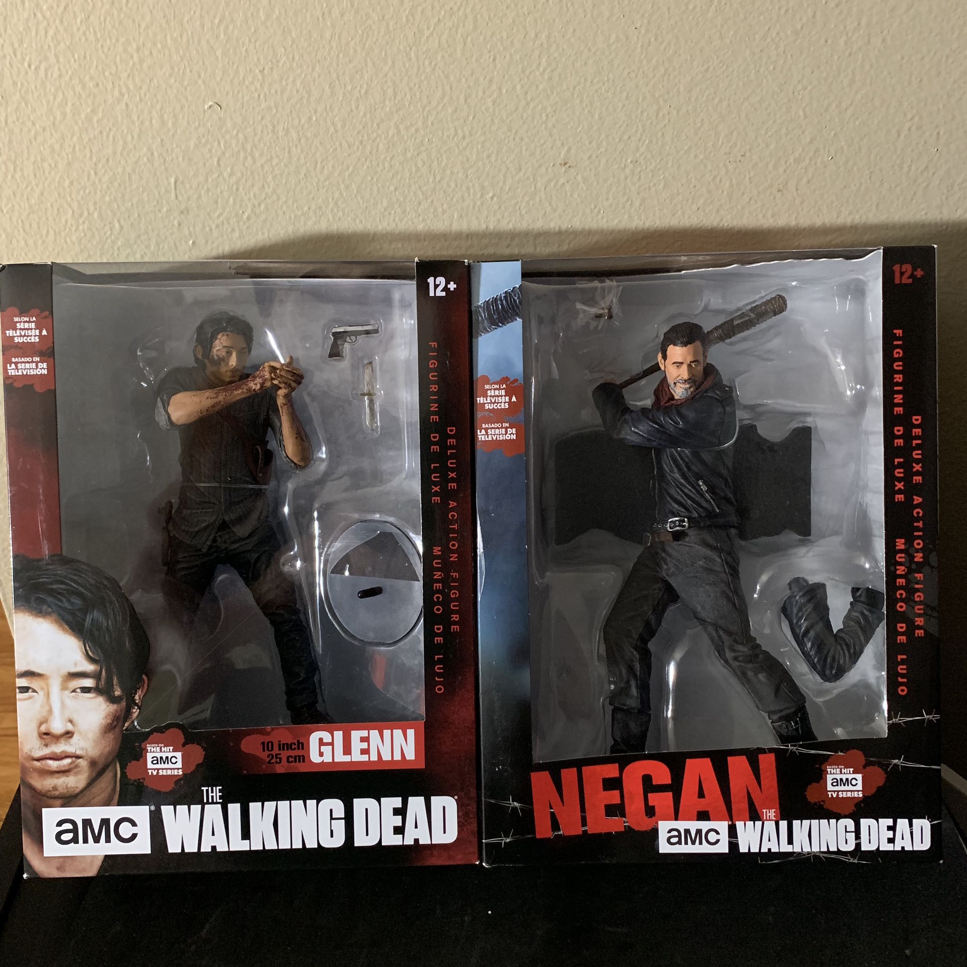 (2) NIB: TWD : The Walking Dead: Glenn and Negan