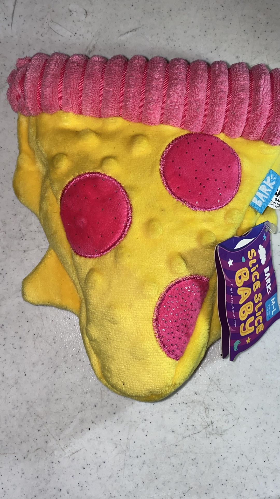 Pizza Slice Dog Toy By (BARK)