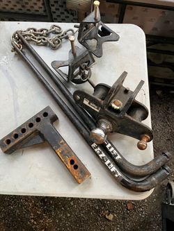 2 different type weight distribution hitches