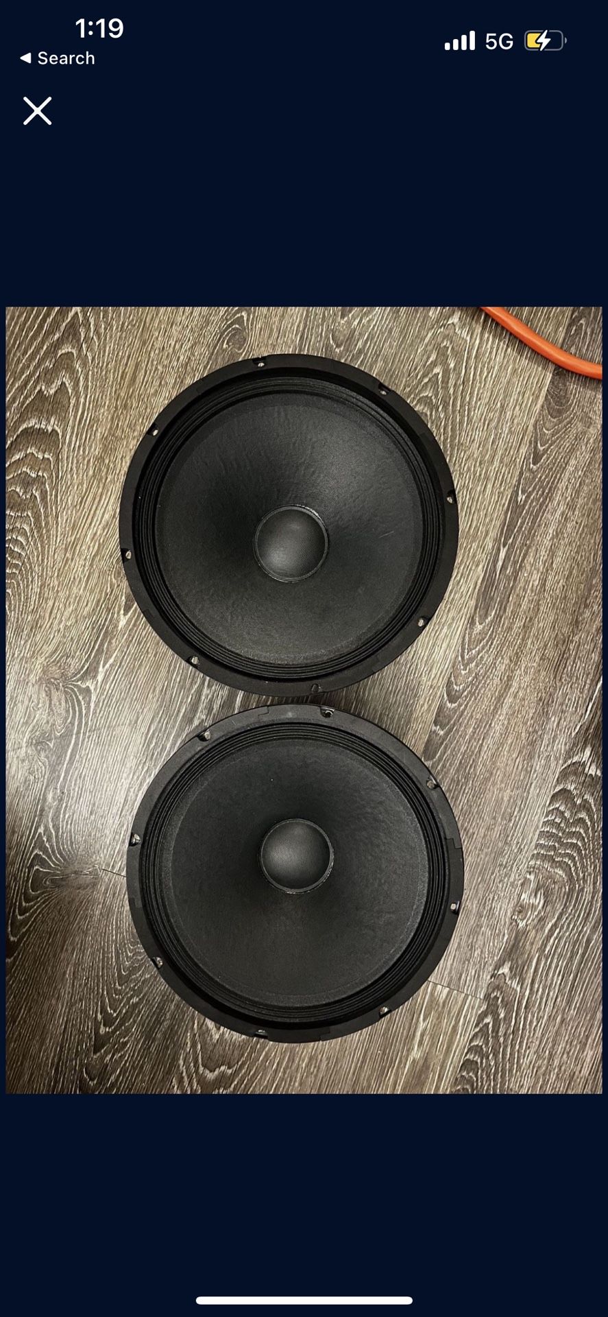PRORECK 8 Ohm Subwoofer Speakers