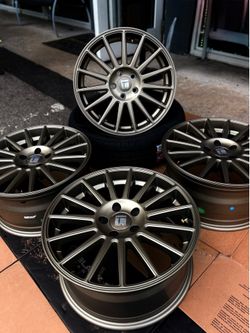(SALE) 4 NEW 17x8J Touren Bronze Wheels