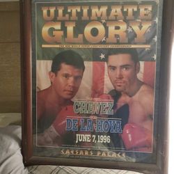 Chavez Vs De La Hoya WBC Poster 