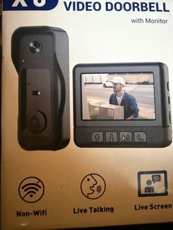 X6 Video Doorbell with Monitor
