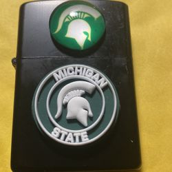 State Spartans Fliptop Lighter New Without Fuel