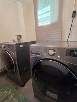 LG Front-Load Washer and Dryer Set