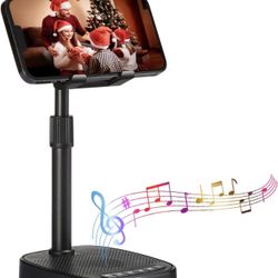 Adjustable Cell Phone Stand with Wireless Speaker(7-11’’Height)