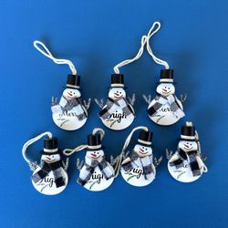 *(7) Christmas Tree Ornaments or Tags for Presents