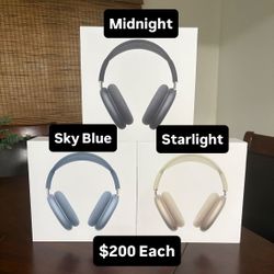 AirPod Max Midnight,Blue,Starlight