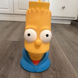 Bart Simpson cup 32 Oz from Universal Studios  Brand new never used  Had it only for display 