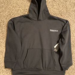 Black Essentials Hoodie