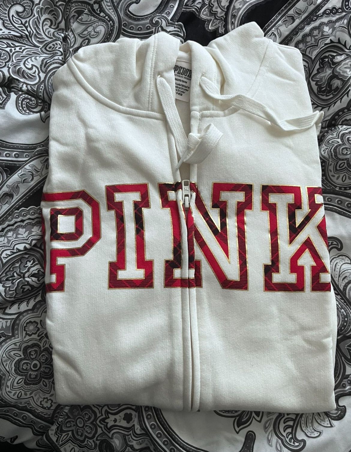 PINK hoodie- New Size Large 