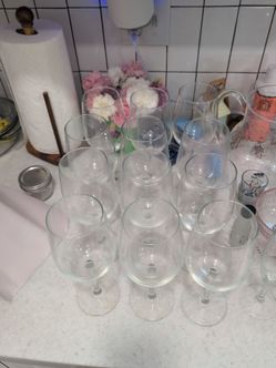 12 wine glasses