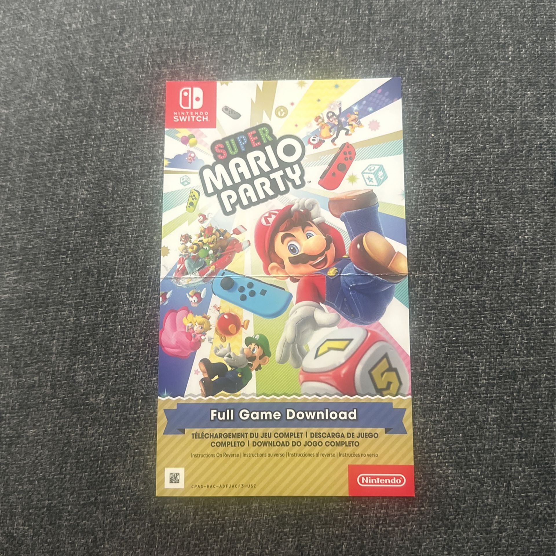 Super Mario Party Nintendo Switch download Code 