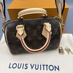 LOUIS VUITTON Monogram Speedy 20 Shoulder Bag