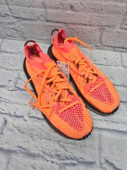 Men's Size 9 Adidas 4D Fusio Primeknit Sneakers Solar Orange FY5929