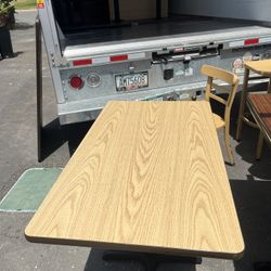 Restaurant Table, Chairs, and Bases