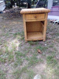 Wicker Nightstand,It's $20