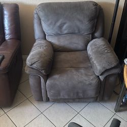 Grey Recliner 