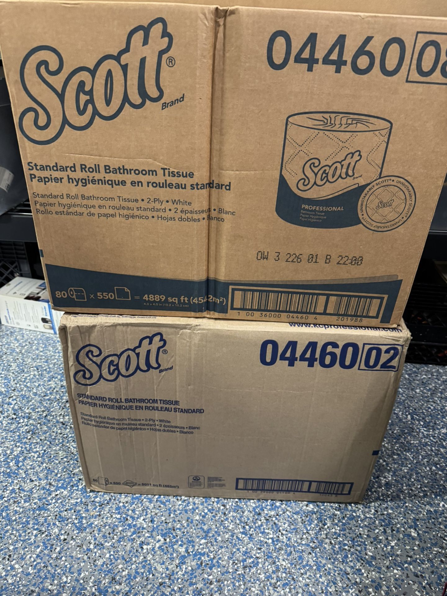 Scott Toilet Paper 2 Boxes 80 Rolls Per Box 