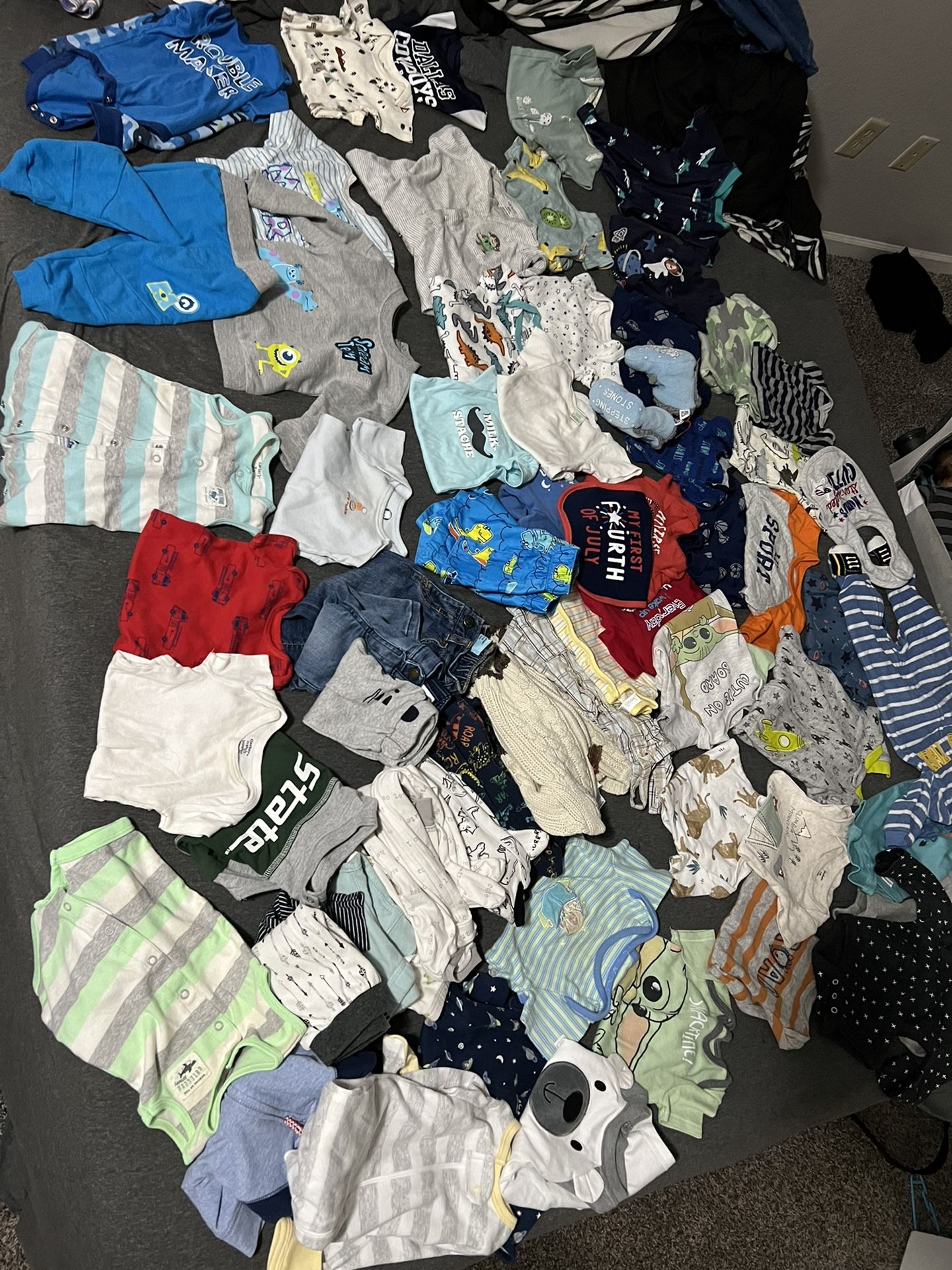 Baby Boy Clothes 0/3 And 3 Month Clothes 