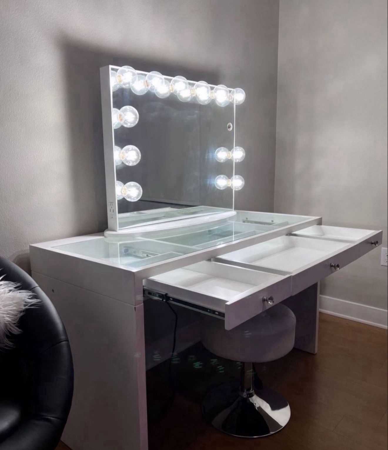 Impressions Vanity & Stool $475