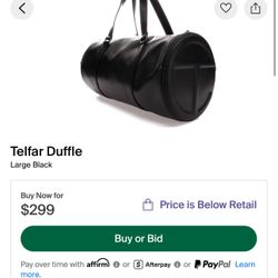 Telfar Duffle Bag (Large) – Black – Brand New