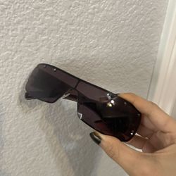 Valentino Spike Purple Sunglasses Y2k