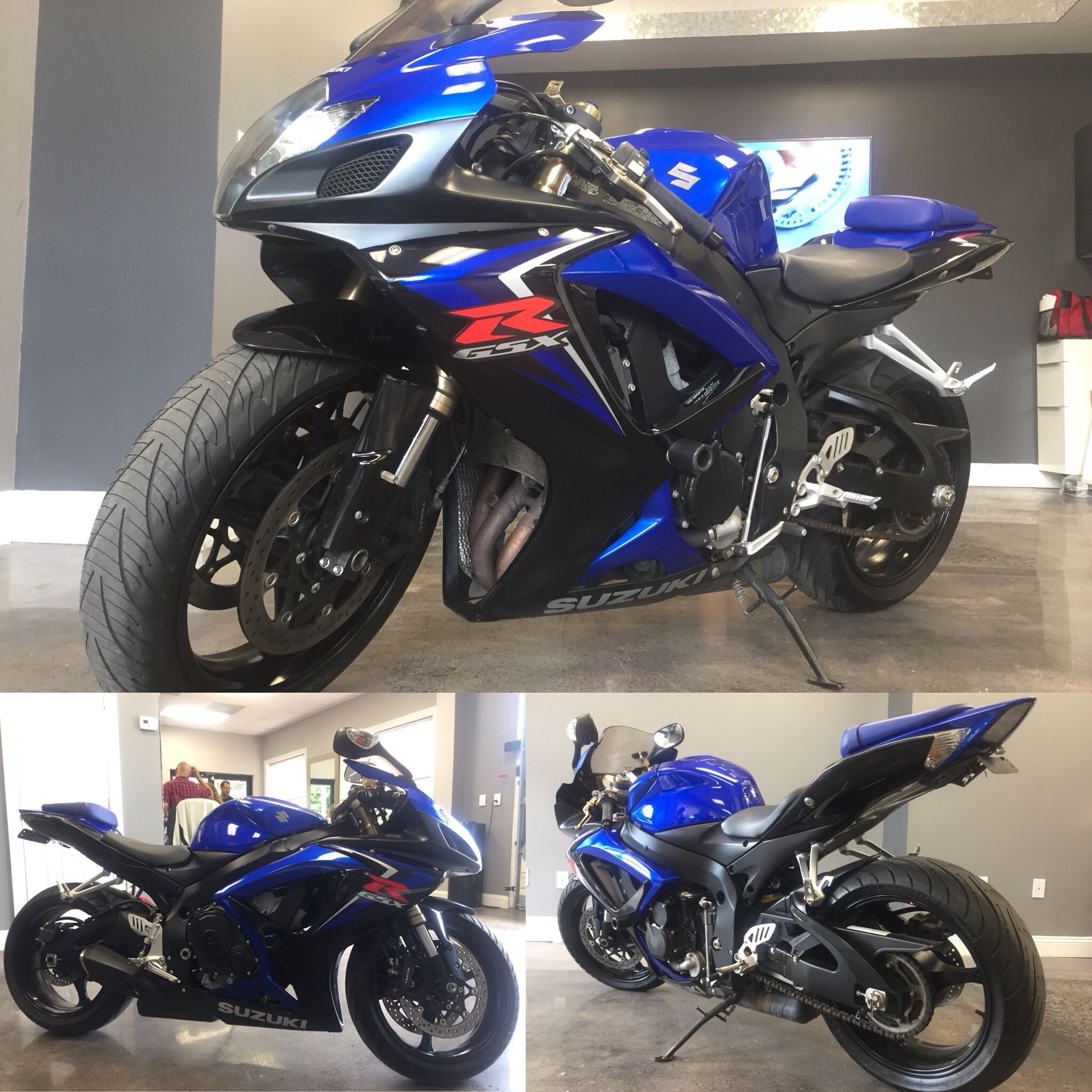 2007 Suzuki GSX R600 GSXR 600 Blue w Black for Sale in Norfolk VA OfferUp