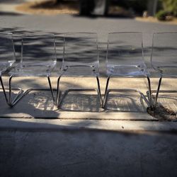 Clear Tobias Chairs