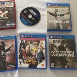 Six PS4 Games