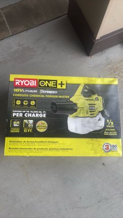 RYOBI 18VLithium Cordless chemical fogger/mister