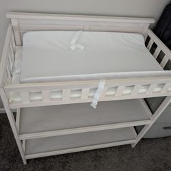 Mini Baby Crib and Baby Changing Table