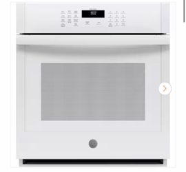 27 in. Smart Single Electric Wall Oven Self-Cleaning in White