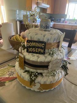 Diaper Cakes For Baby Showers (not to eat cakes/no son para comer)