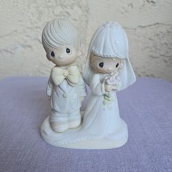 Precious Moments Wedding "The Lord Bless You and Keep You" Bride & Groom