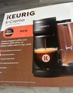 Keurig K Crema Single Serve Coffee Maker Excellent Condition