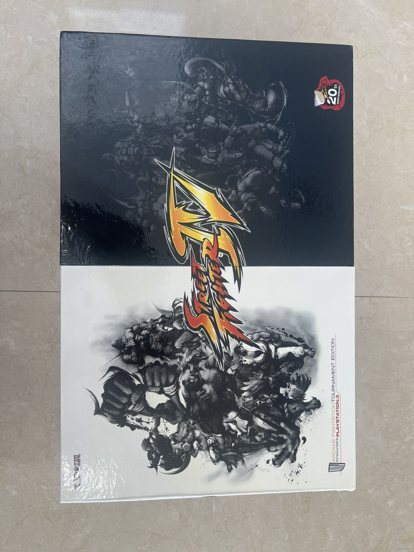 Mad Catz Street Fighter controllers for PS3, focusing on arcade-style layout