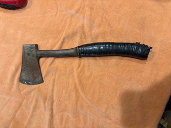 Vintage All Metal Hand Axe Hatchet Camp Tool - Bonita