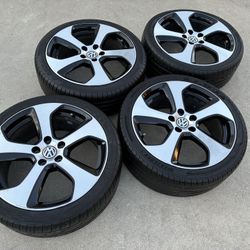 rims 18 VOLKSWAGEN OEM wheels 5x112 For Golf Gti Golf Sportwagon Jetta Passat Rabbit $499 For All 4 